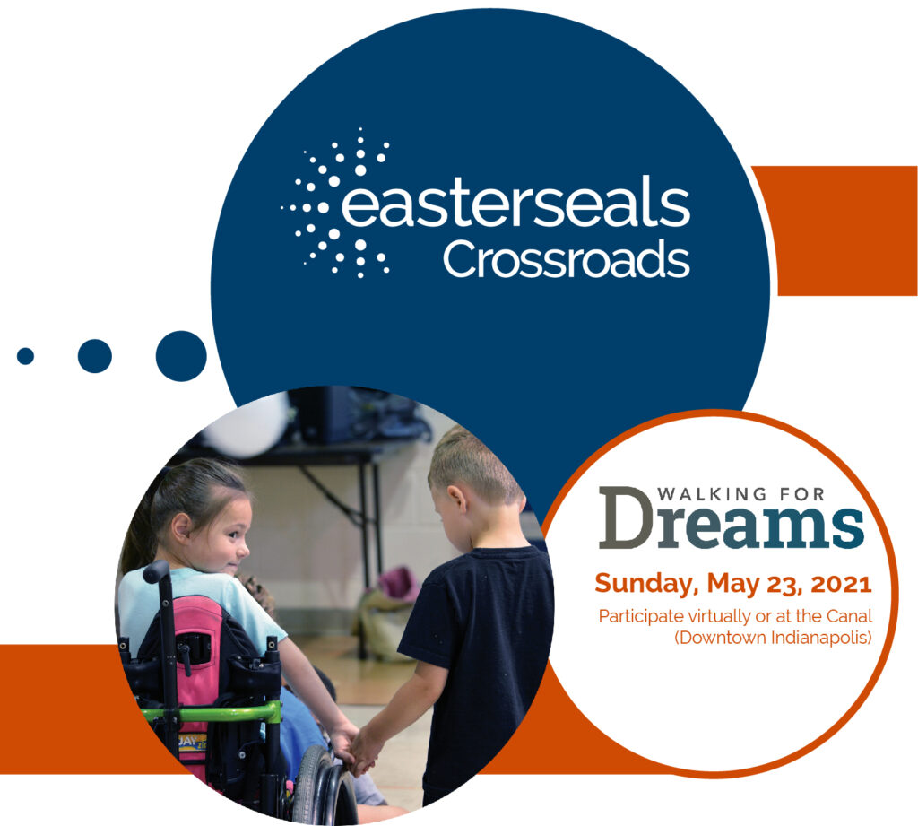 Walking for Dreams. Sunday, May 23, 2021. Participate virtually or at the Canal