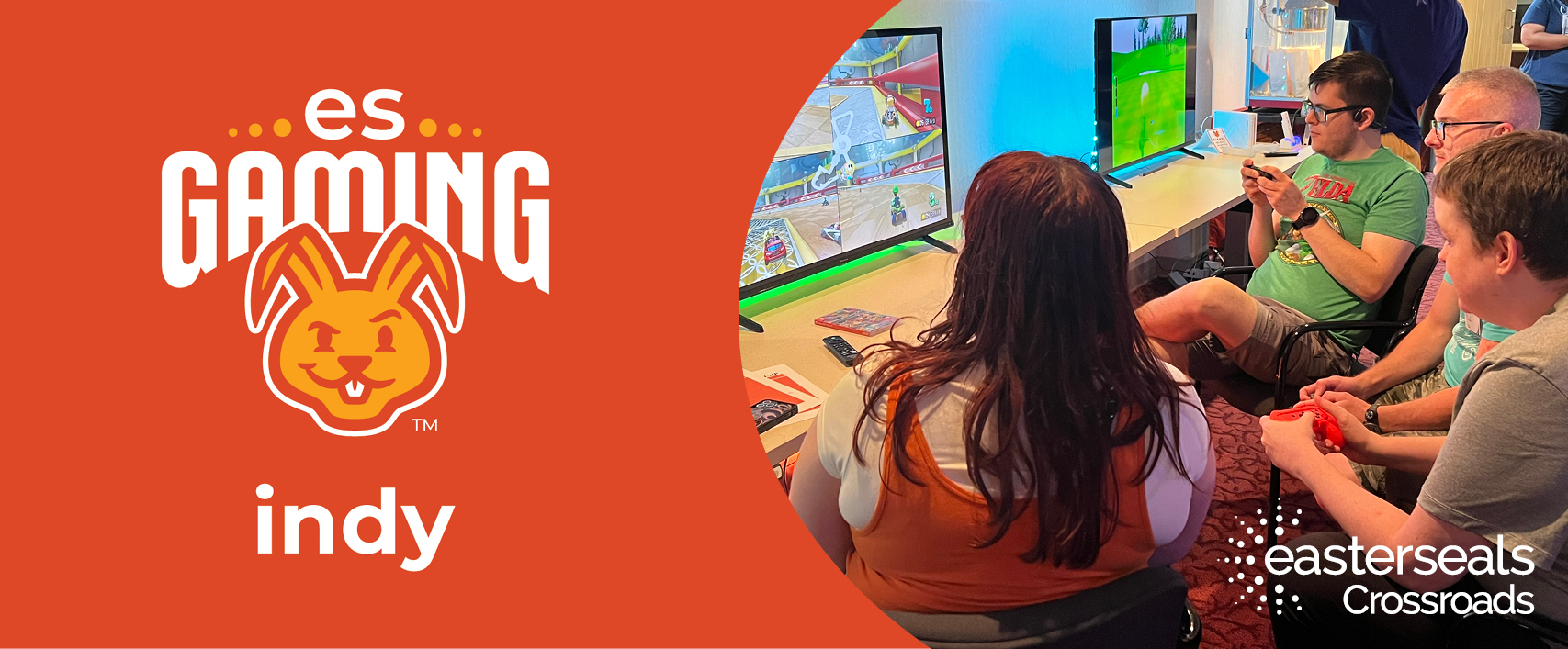 join our gaming team with link and image of bunny