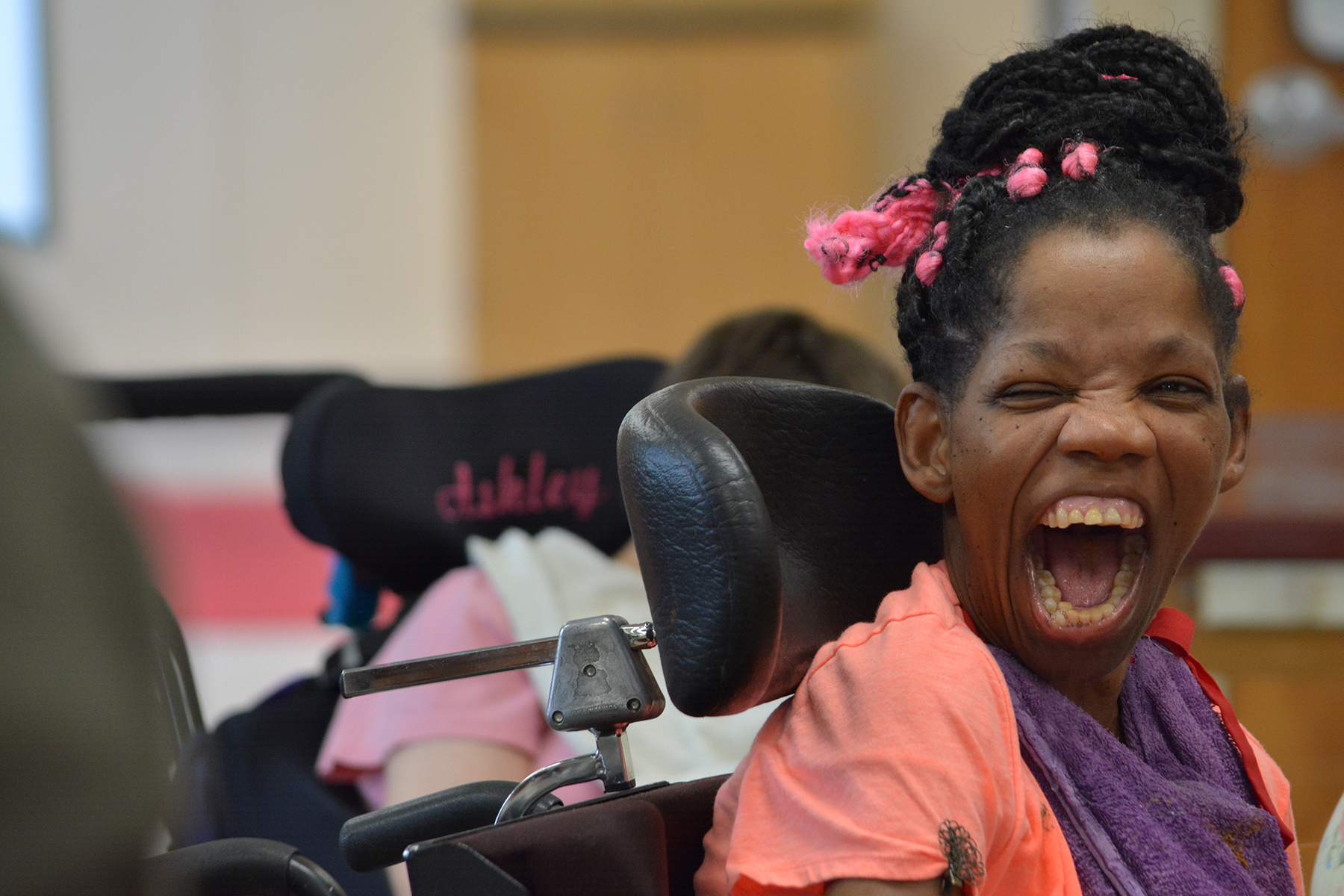image of young woman smiling
