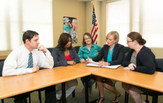 group at a meeting