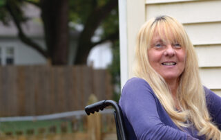 image of woman in wheelchair