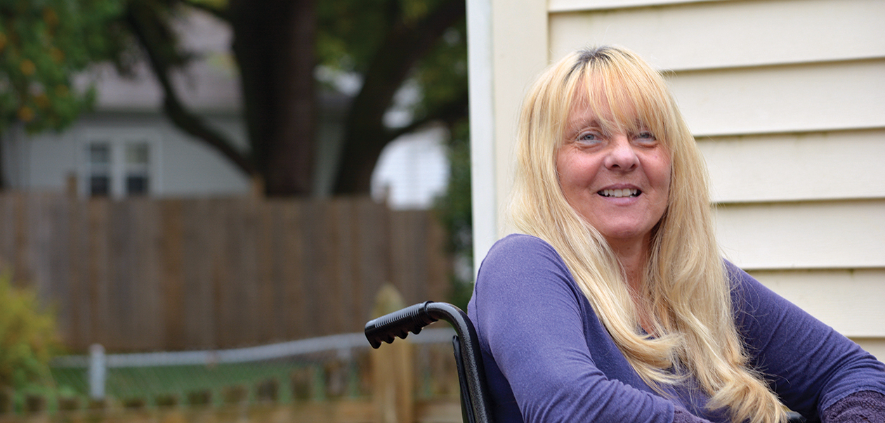 image of woman in wheelchair