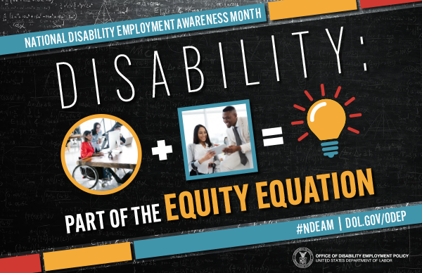 National Disability Awareness Month Poster 2022