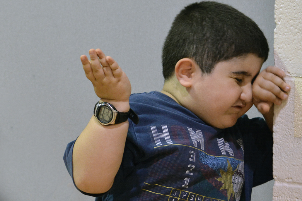 image of boy looking frustrated
